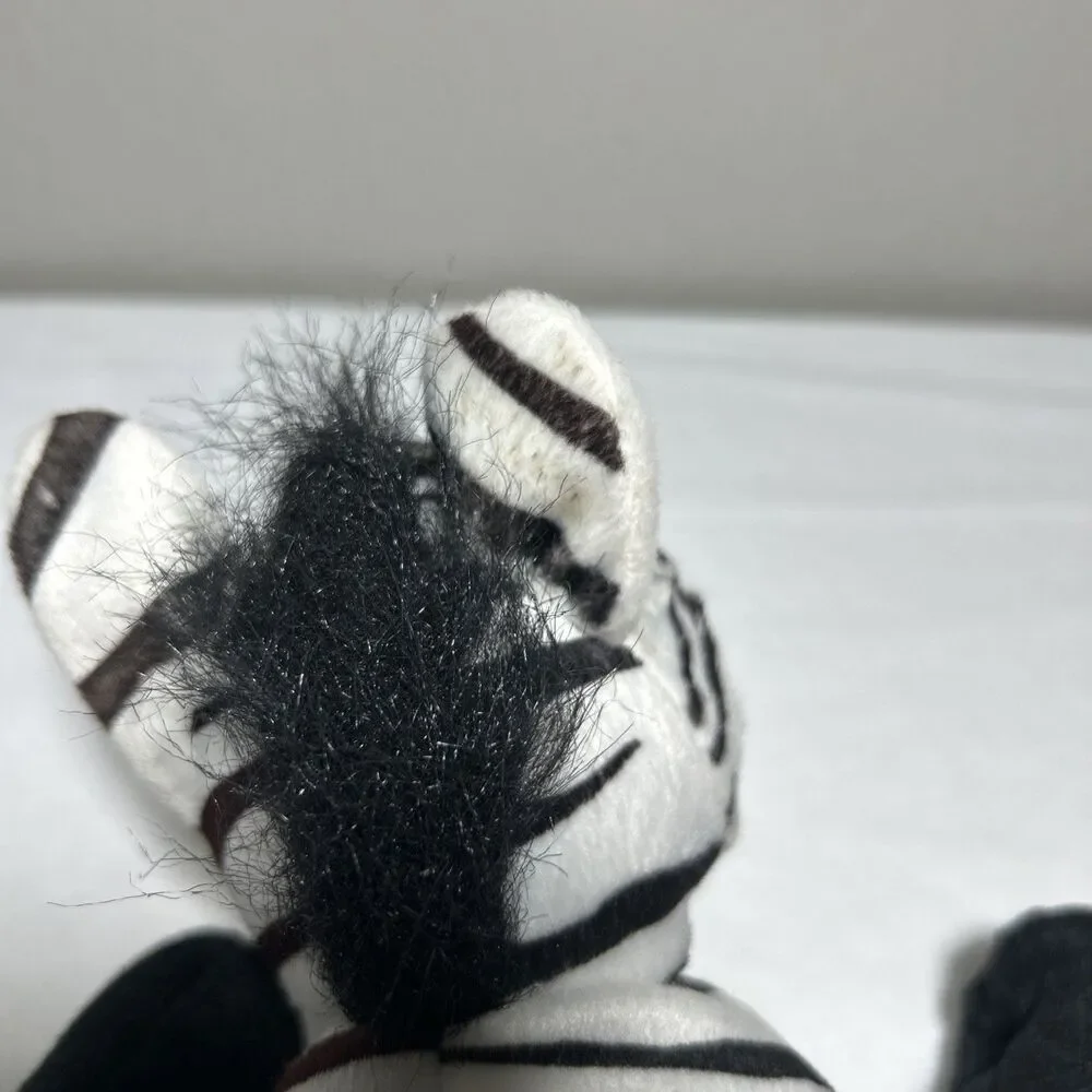Vintage Pet Brands Milk-Bone Zebra Dog Plush Toy Squeaker.D
